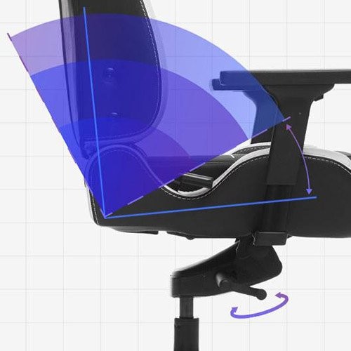 Regulacja w fotelu Vertagear